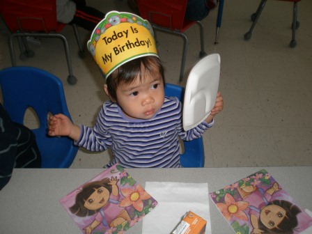 Karis's birthday party at school
